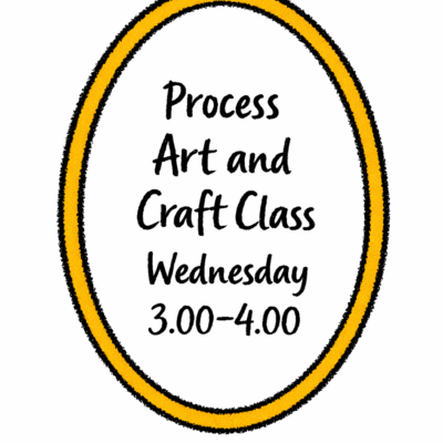 Process Art and Craft Class 2 1/2 - 5yrs+ Wednesday 15.00